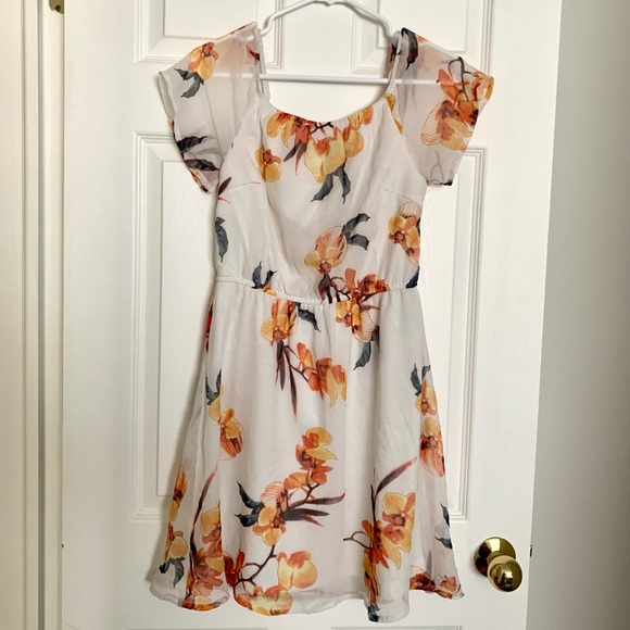 Orchid Off-the-Shoulder Summer Dress - Picture 1 of 4